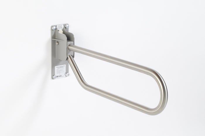 Flip up safety rail stainless steel folding grab bar