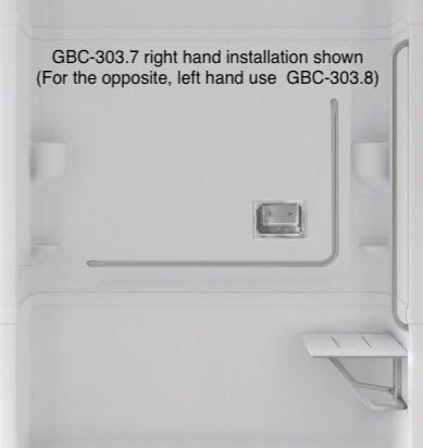 GBC 303.7 - 1.25" Diameter L-Shape 40" x 30"