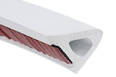 collapsible water dam for zero threshold accessible showers