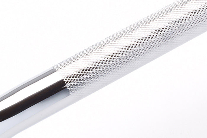 1" diameter chrome grab bar with knurled grip