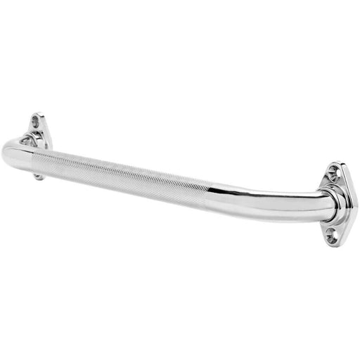 1" diameter chrome grab bar with knurled grip