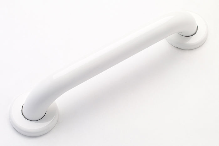1.5" diameter grab bar smooth white