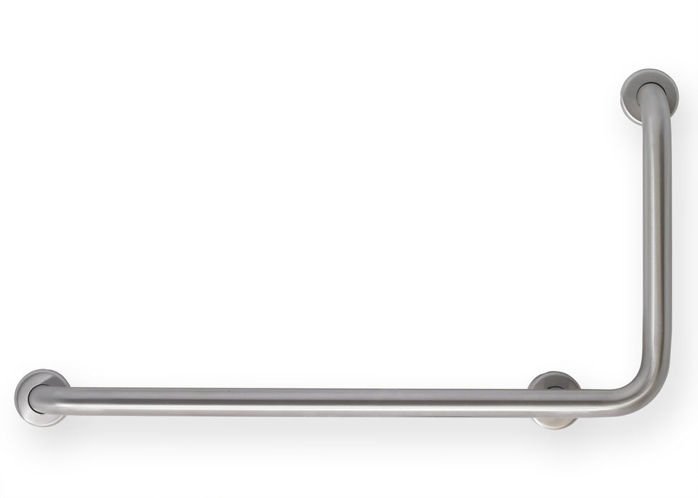 L-shape grab bar 40" x 30" for OBC and building code