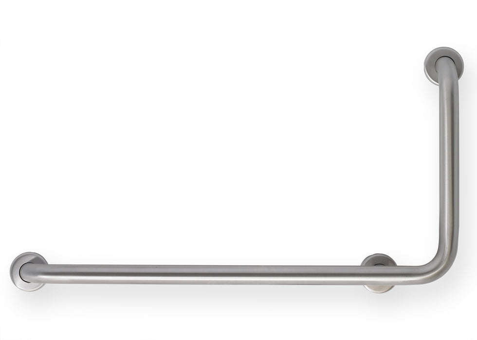 L-shape grab bar 40" x 30" for OBC and building code