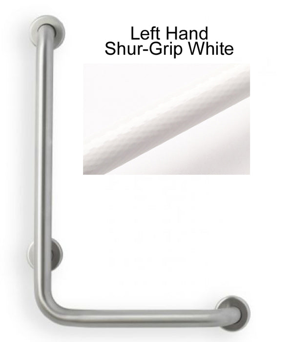 L-shape grab bar