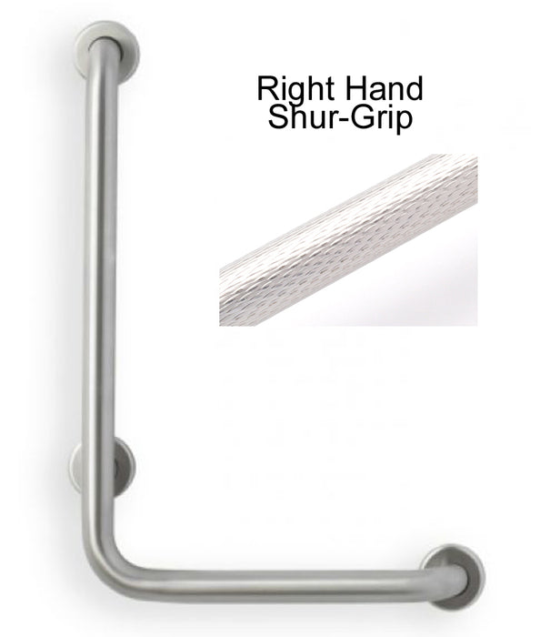 L-shape grab bar