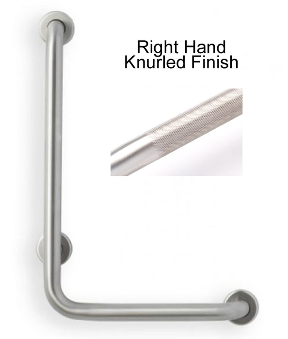 L-shape grab bar