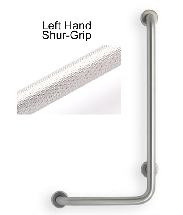 L-shape grab bar