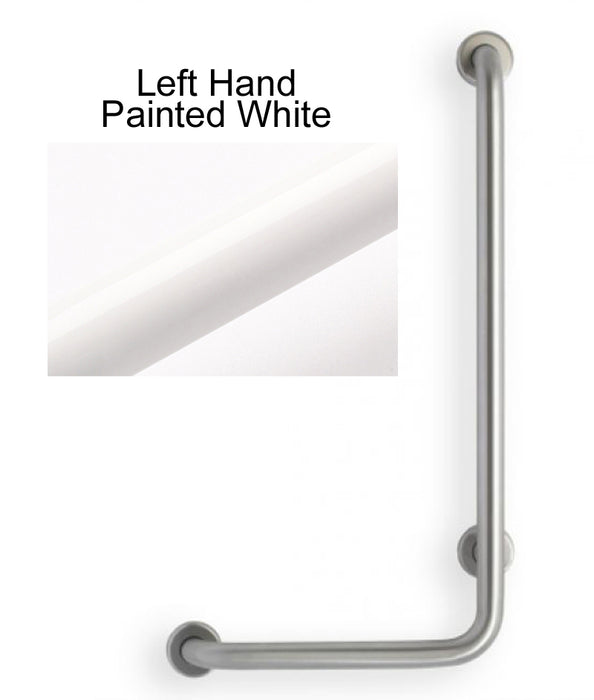 L-shape grab bar
