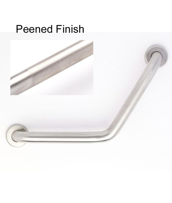 12" x 12" angle grab bar  1.5" diameter with peened grip