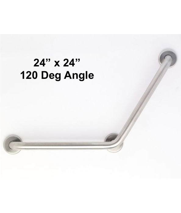120 deg angle grab bar 24" x 24"