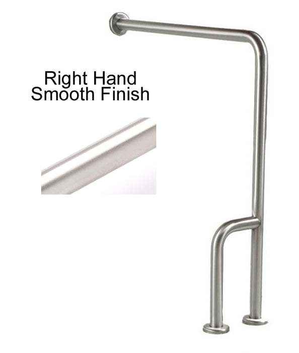 Wall to floor grab bar smooth grip