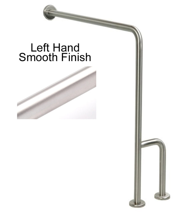 Wall to floor grab bar smooth grip