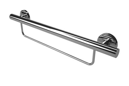 lifeline 2 in 1 combination grab bar with towel bar in chrome