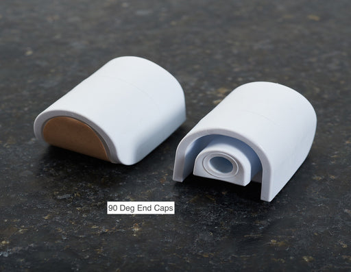 collapsible water dam 90 degree end caps