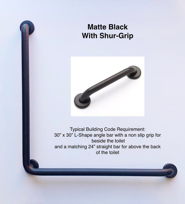 GBC 304 - 1.25" Diameter 90 Deg L Shape 30" x 30"