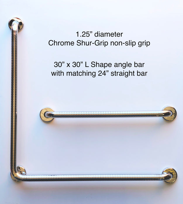 GBC 304 - 1.25" Diameter 90 Deg L Shape 30" x 30"