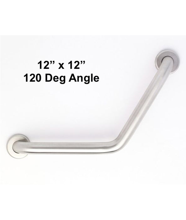 12" x 12" angle grab bar  1.5" diameter
