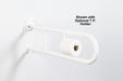 friction hinge folding grab bar flip up safety rail 1.5" diameter with friction hinge all stainless steel  white with toilet paper holder 