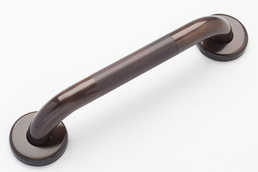 Antique Bronze Grab Bar with knurled grip 