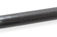 1.5" diameter matte black grab bar with knurled non slip grip 