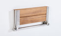 Lifeline contour shower seat  teak wood slats