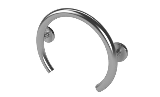 Lifeline grab bars 2 in 1 grab bar shower valve ring in brushed stainless steel