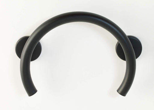 Lifeline grab bars 2 in 1 grab bar shower valve ring in matte black